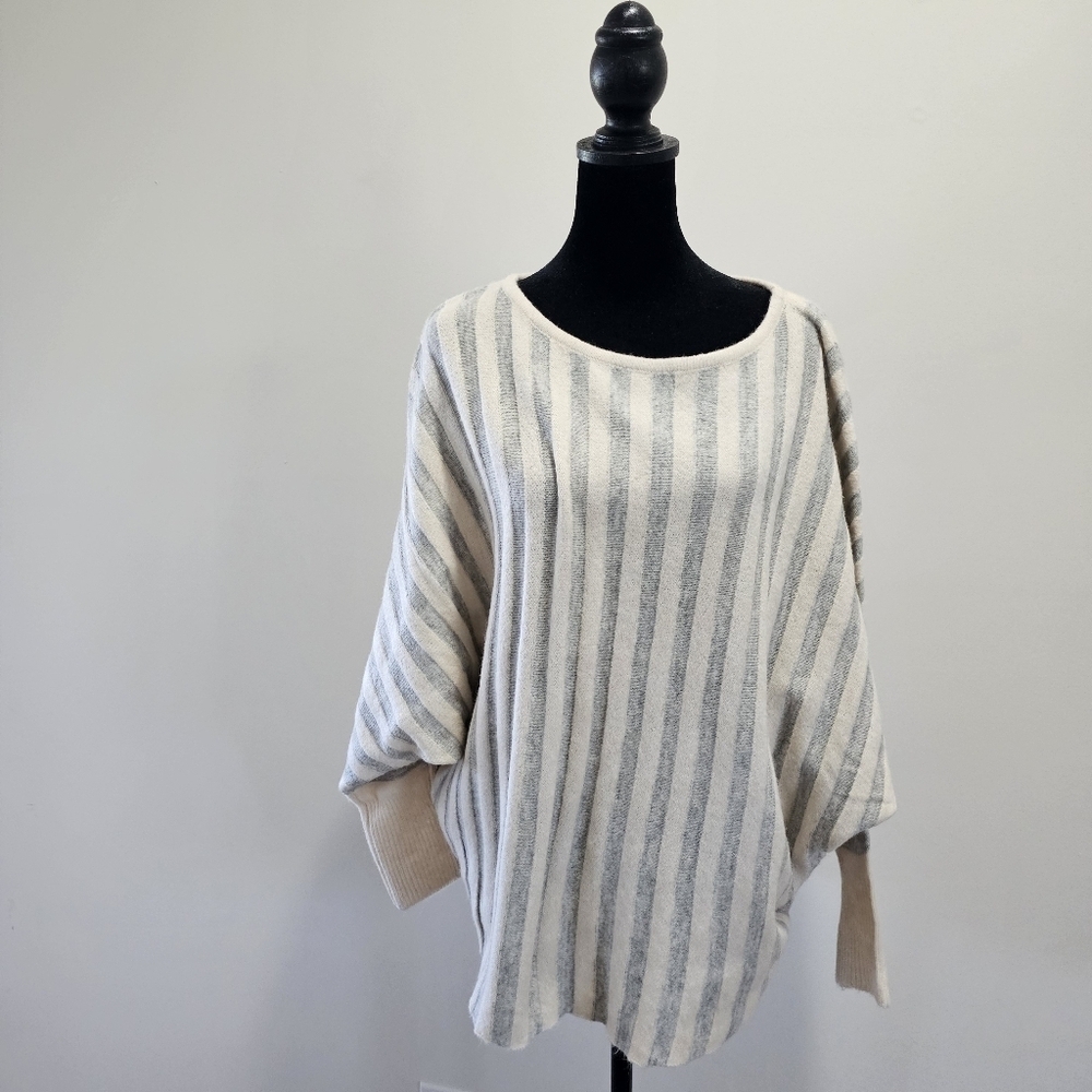Kerisma sweater in size small with ribbed sleeves bat like wings
